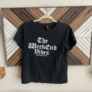 Black forever 21 tee